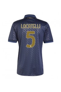 Juventus Manuel Locatelli #5 Jalkapallovaatteet Kolmaspaita 2024-25 Lyhythihainen